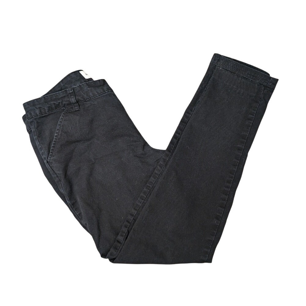 RVCA Pants Womens 28 Black Slim Chino‎ Stretch Twill